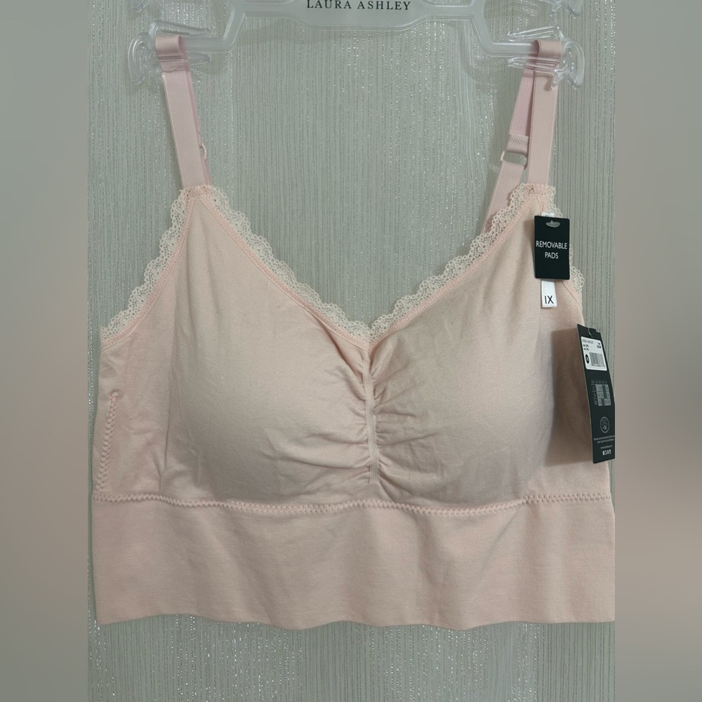 Laura Ashley soft bralette sz 1X